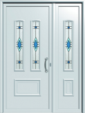 EPAL EXTERNAL NEOCLASSIC DOOR P5462-7+P861-7